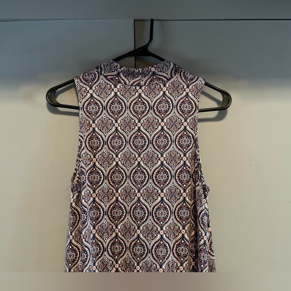 Aeropostale - Sleeveless Patterned Halter Mini Dress (Size M) - Picture 13 of 14